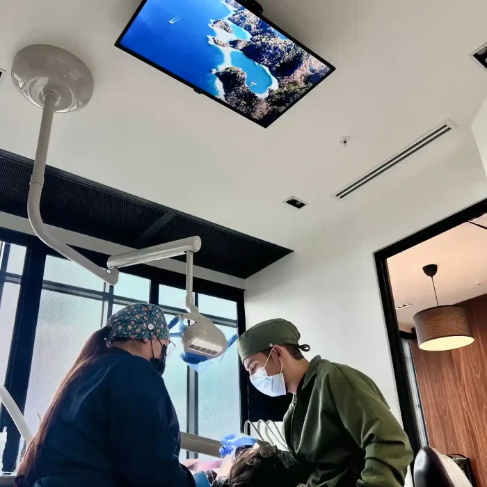 Bright, modern dental clinic with expert dentists providing top-quality care.